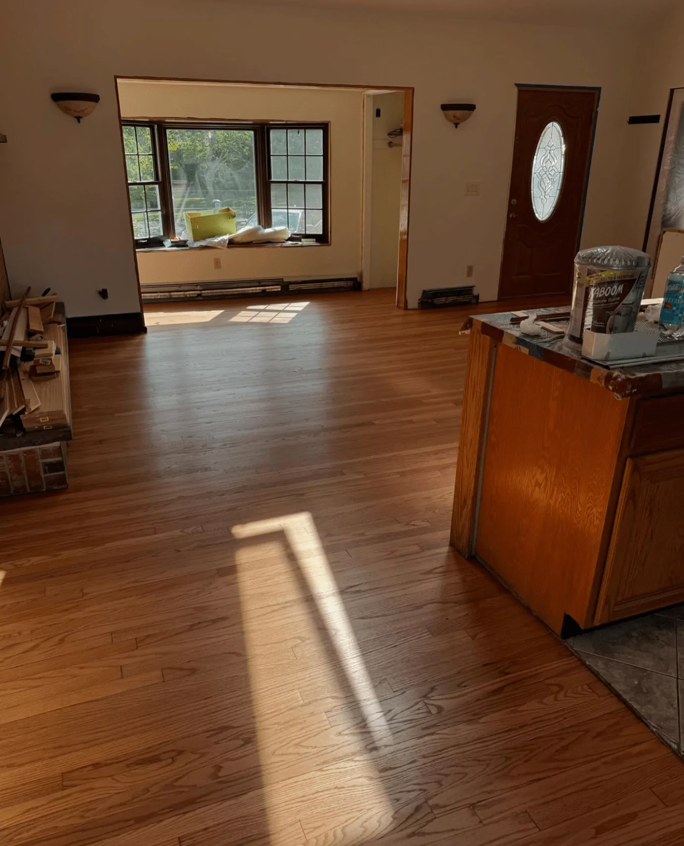 damaged floors in North Lynbrook