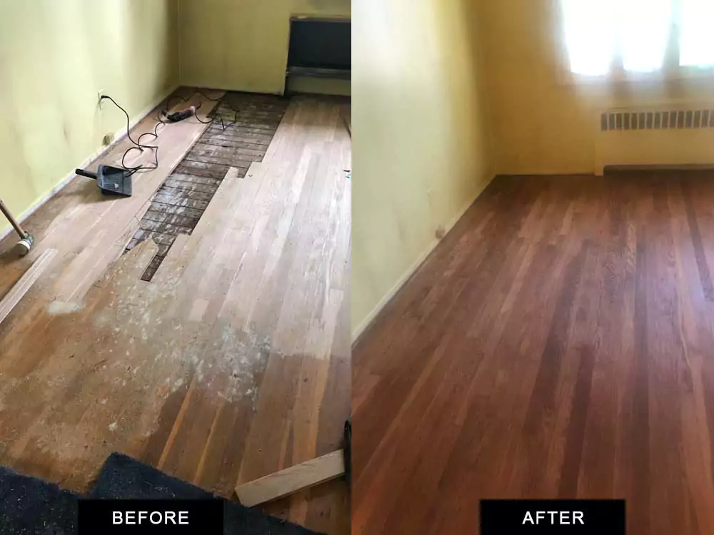 hardwood floor refinishing in New Hyde Park