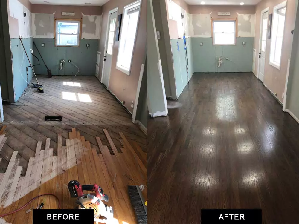 Parquet & Herringbone installations in Old Westbury
