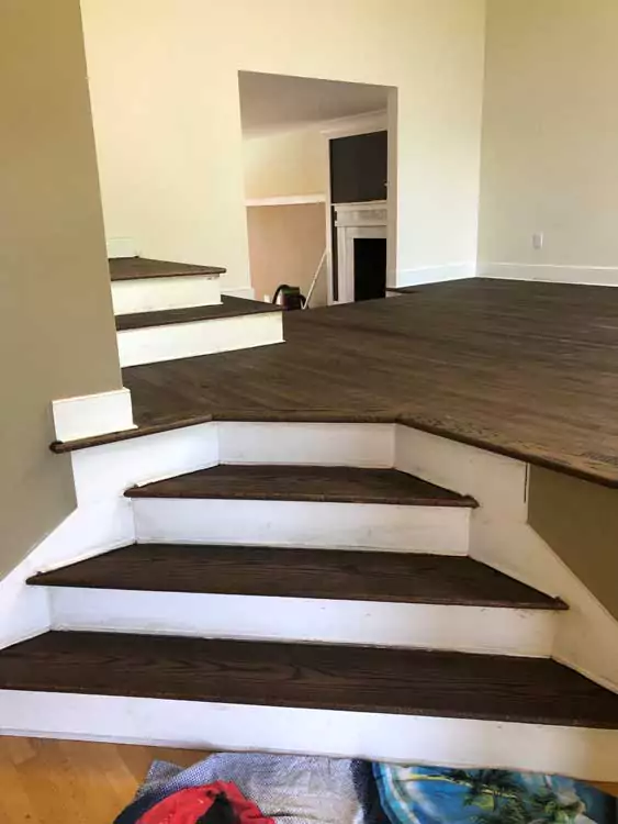 Sanding decks in Oakdale